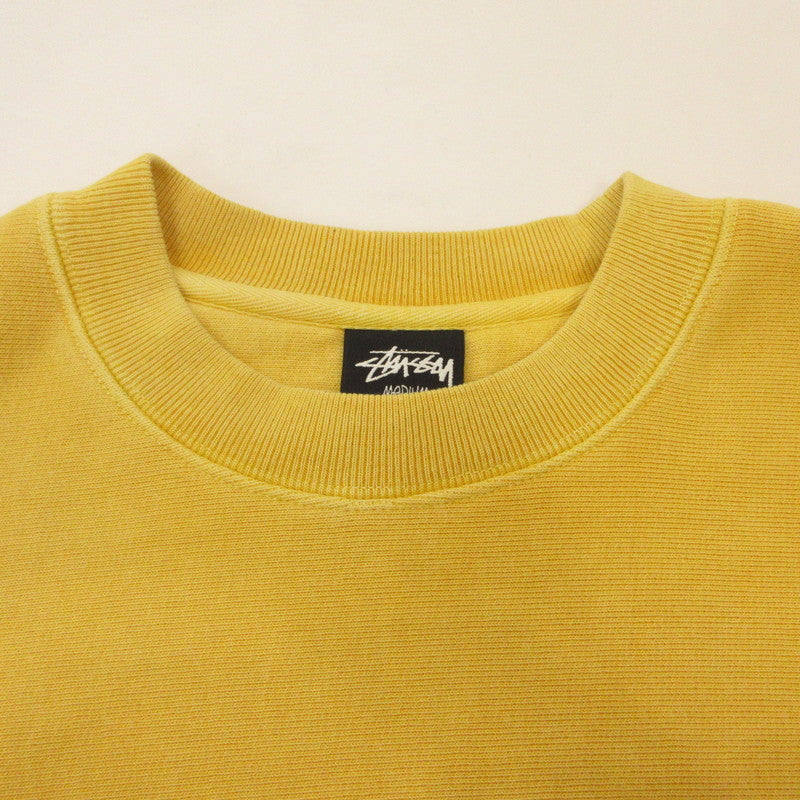 STUSSY | ステューシー DICE CREW PIGMENT DYED スウェット 1915077 イエロー サイズ：M