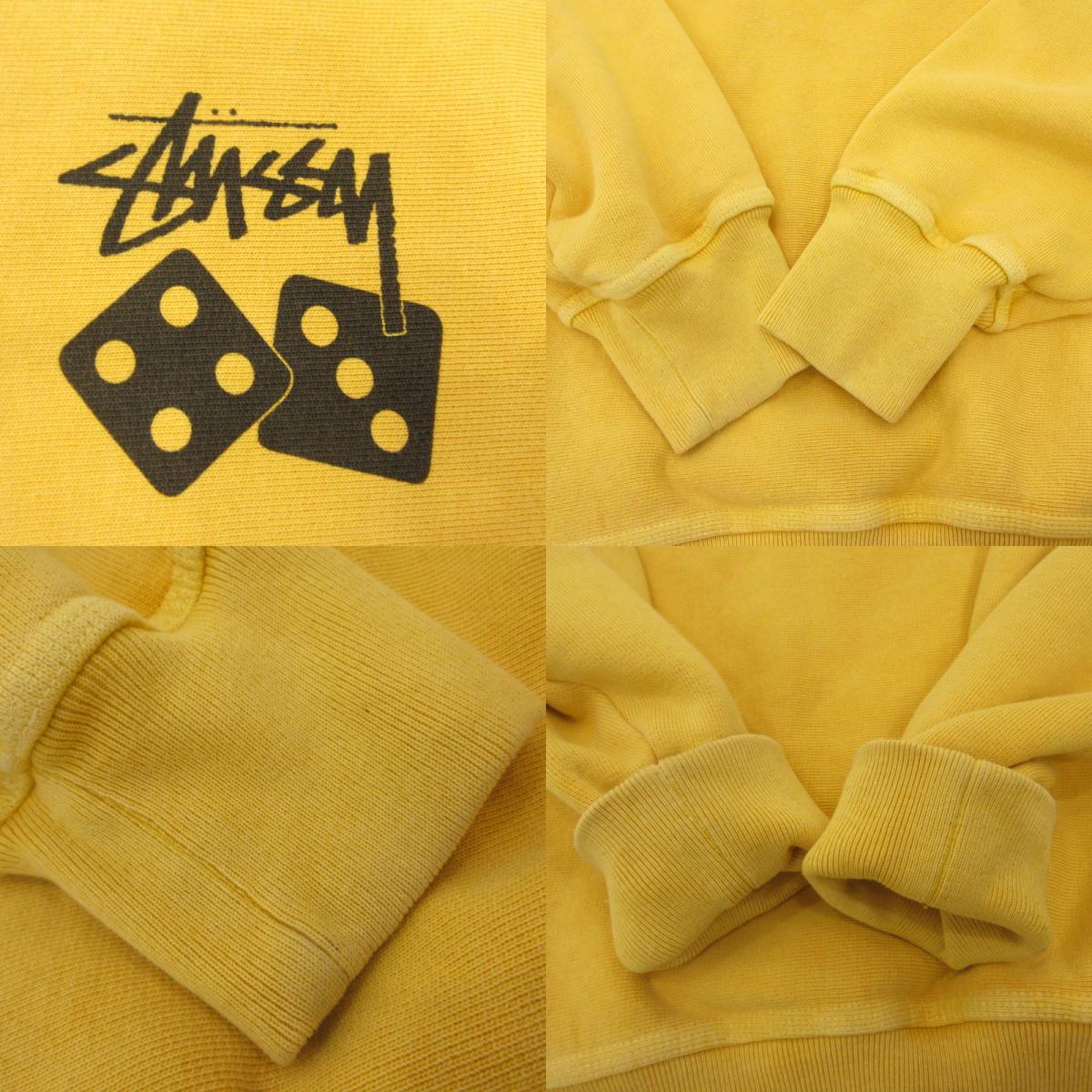STUSSY | ステューシー DICE CREW PIGMENT DYED スウェット 1915077 イエロー サイズ：M