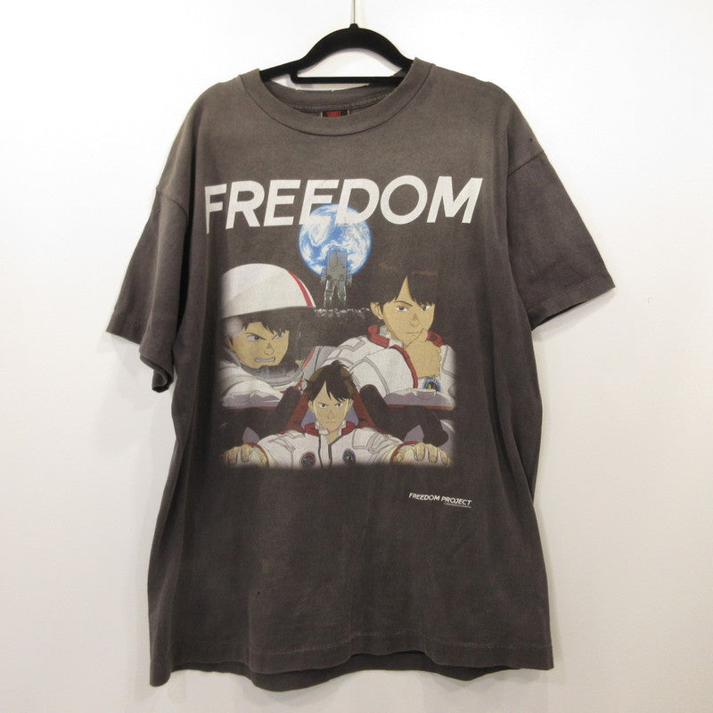 SAINT MICHAEL | FD_SS TEE / FREEDOM Short Sleeve T-Shirt SM-YS8-0000-C19 Grey Size: L