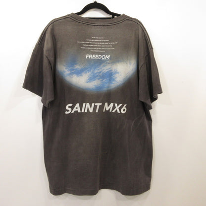 SAINT MICHAEL | FD_SS TEE / FREEDOM Short Sleeve T-Shirt SM-YS8-0000-C19 Grey Size: L