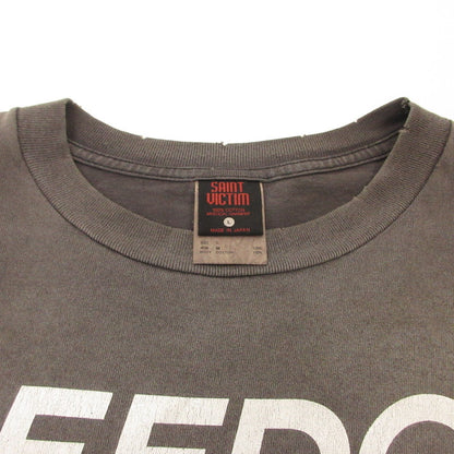 SAINT MICHAEL | FD_SS TEE / FREEDOM Short Sleeve T-Shirt SM-YS8-0000-C19 Grey Size: L