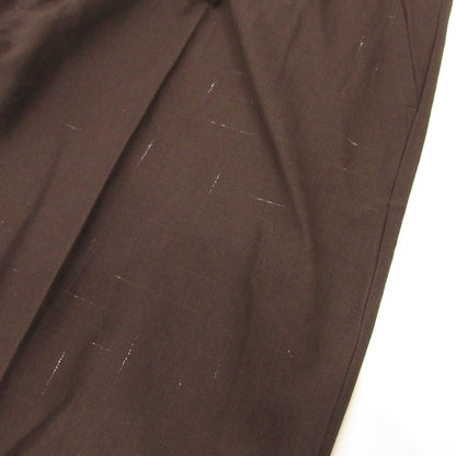 KASURIP 2TUCK TROUSER Pants T24AW-PT05 Brown Size: 3