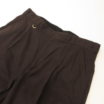 KASURIP 2TUCK TROUSER Pants T24AW-PT05 Brown Size: 3