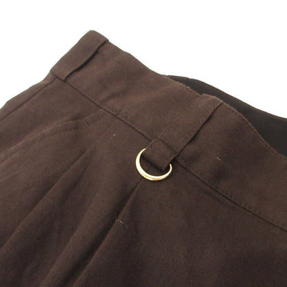 KASURIP 2TUCK TROUSER Pants T24AW-PT05 Brown Size: 3