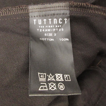 KASURIP 2TUCK TROUSER Pants T24AW-PT05 Brown Size: 3