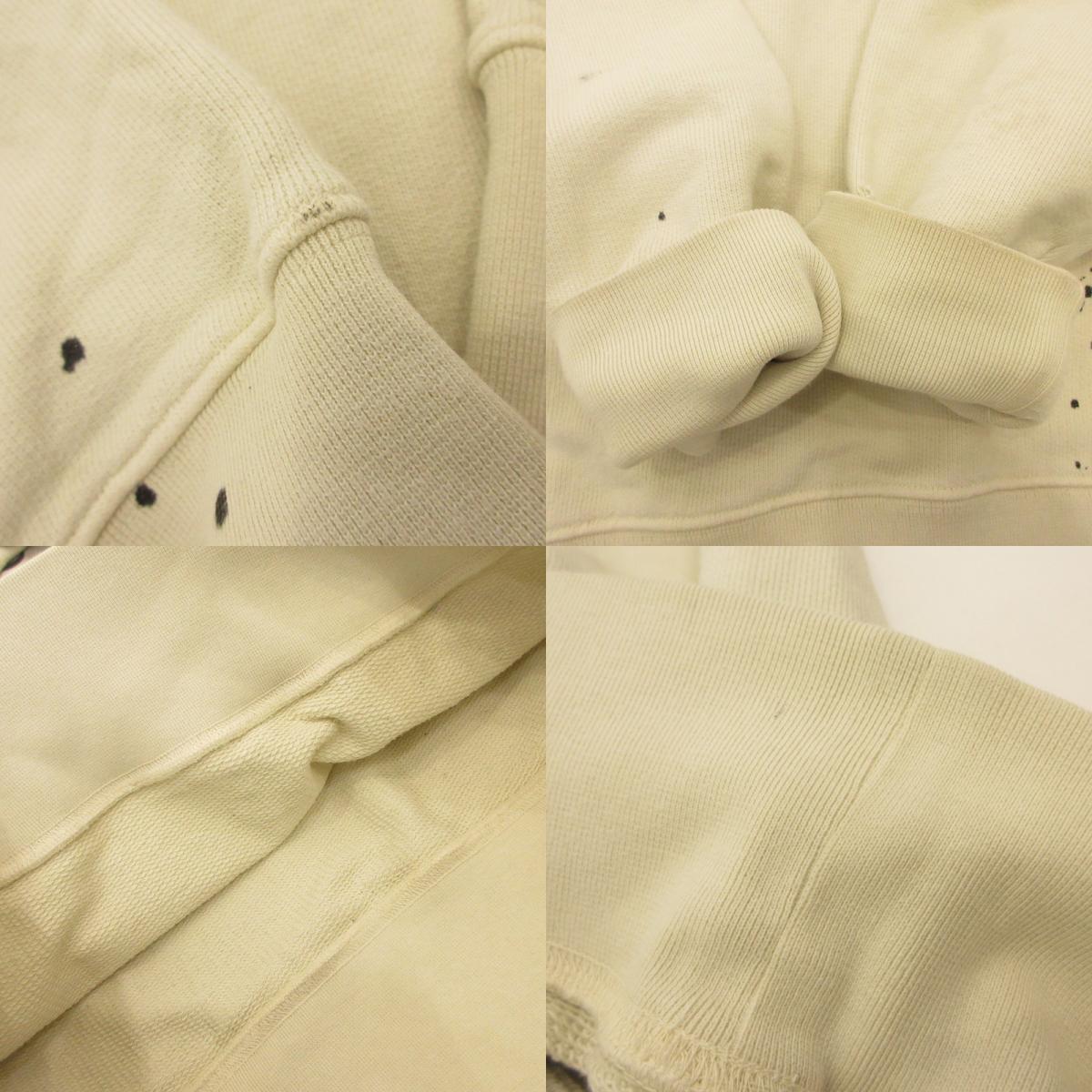 Palm Angels | GD GLITTERED LOGO SWEATSHIRT PMBA065F22FLE007 Eastland official Ivory Size: S