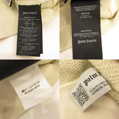 Palm Angels | GD GLITTERED LOGO SWEATSHIRT PMBA065F22FLE007 Eastland official Ivory Size: S