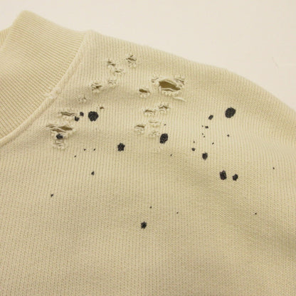Palm Angels | GD GLITTERED LOGO SWEATSHIRT PMBA065F22FLE007 Eastland official Ivory Size: S