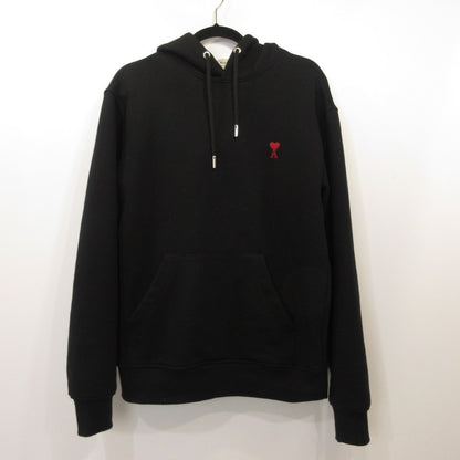 AMI | AMI AMI DE COEUR HOODIE Hoodie BFUSW235.730 Black Size: M