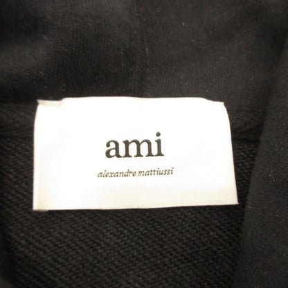 AMI | AMI AMI DE COEUR HOODIE Hoodie BFUSW235.730 Black Size: M