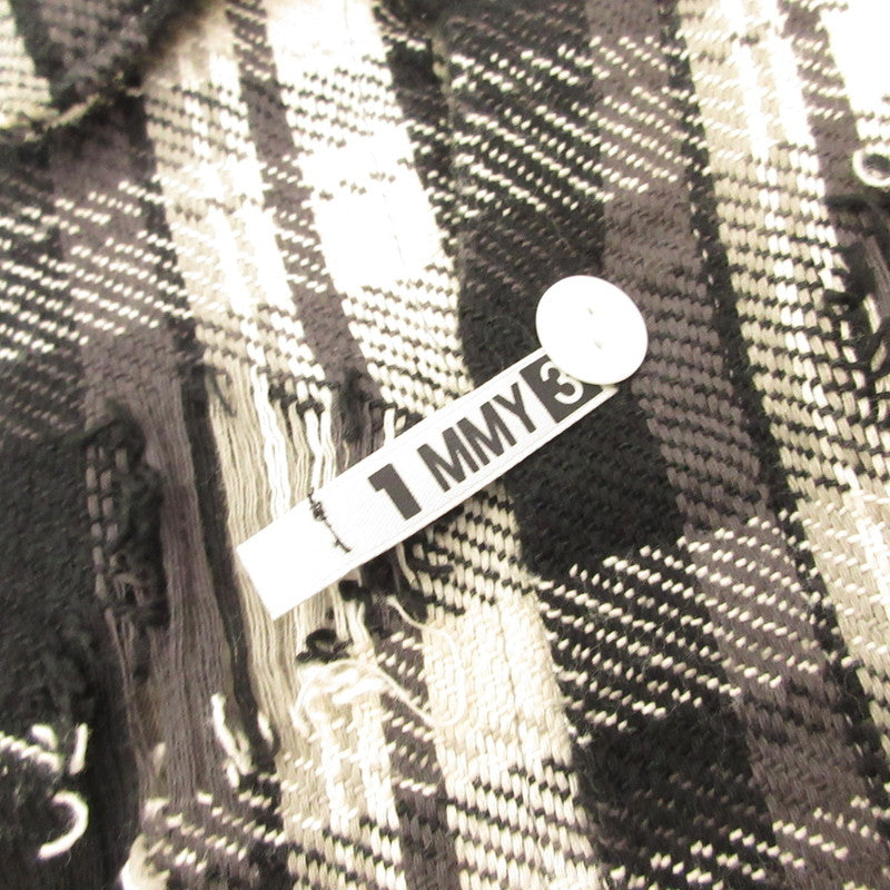 MIHARA YASUHIRO | ミハラヤスヒロ BROKEN LAYER SH 長袖シャツ A05SH113 ダメージ加工 サイズ：44