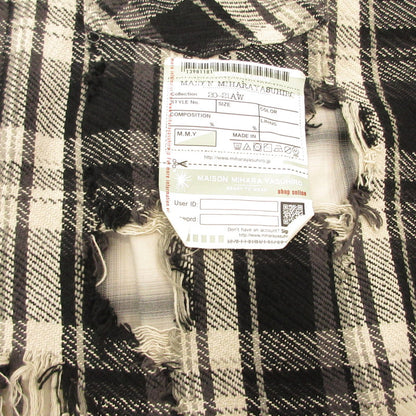 MIHARA YASUHIRO | ミハラヤスヒロ BROKEN LAYER SH 長袖シャツ A05SH113 ダメージ加工 サイズ：44