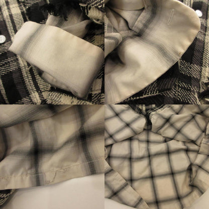 MIHARA YASUHIRO | ミハラヤスヒロ BROKEN LAYER SH 長袖シャツ A05SH113 ダメージ加工 サイズ：44