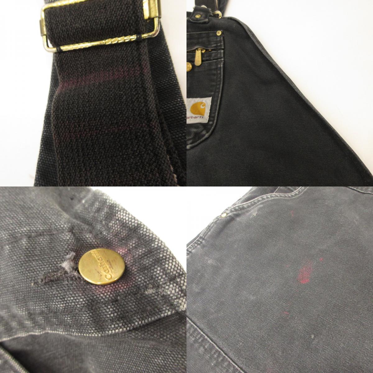 Carhartt | Carhartt Overalls R37 BLK Size: 48x32 Black