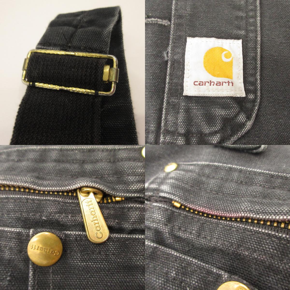Carhartt | Carhartt Overalls R37 BLK Size: 48x32 Black