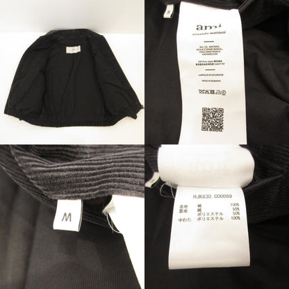 AMI | アミ パデッドジップジャケット その他アウター HJK830.CO0089 ブラック サイズ：M
