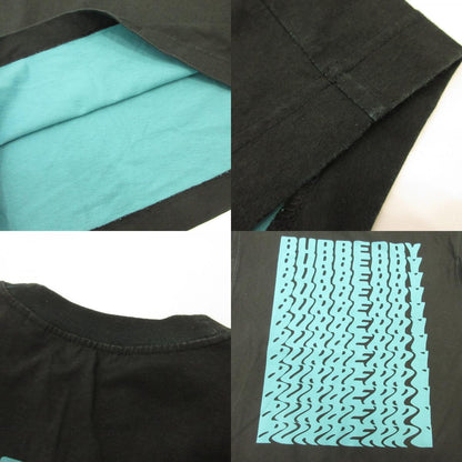 BURBERRY | Burberry Warped Logo Cotton T-shirt 'Atom' Short-sleeved T-shirt 8111865 Black Size: M