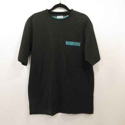 BURBERRY | Burberry Warped Logo Cotton T-shirt 'Atom' Short-sleeved T-shirt 8111865 Black Size: M