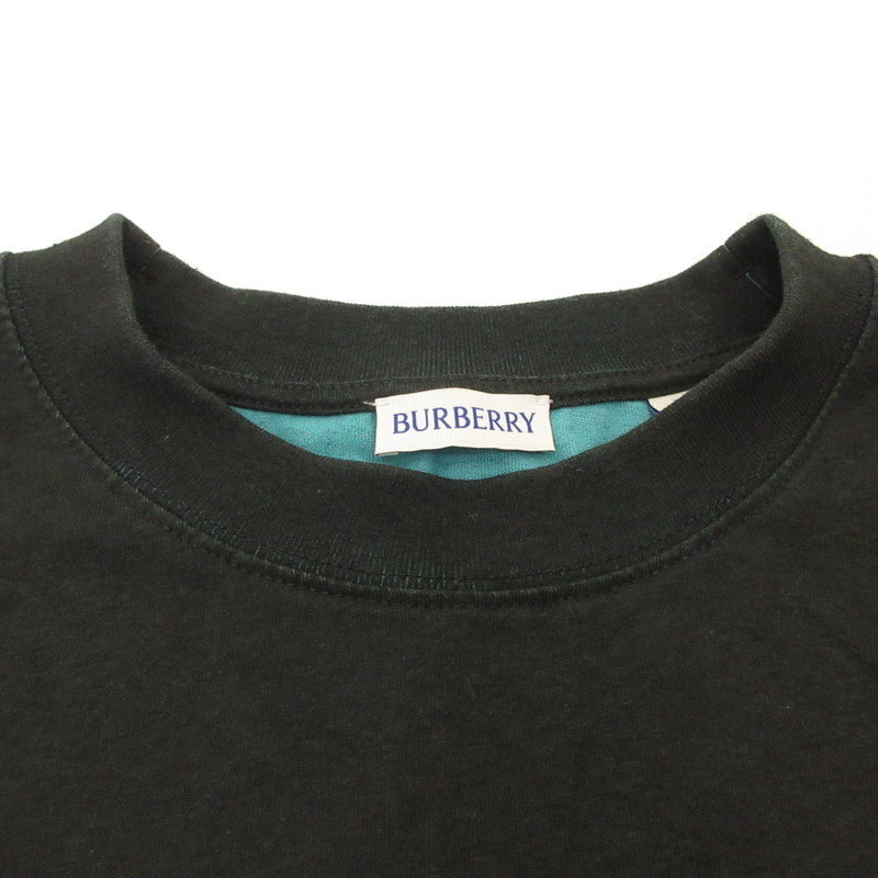 BURBERRY | Burberry Warped Logo Cotton T-shirt 'Atom' Short-sleeved T-shirt 8111865 Black Size: M