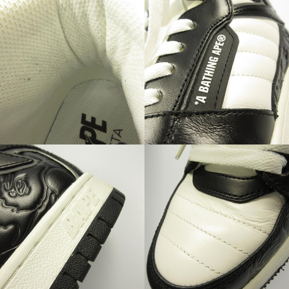 A BATHING APE | アベイシングエイプ Bapesta 88 Mid スニーカー 1J30191027 ブラック 26cm
