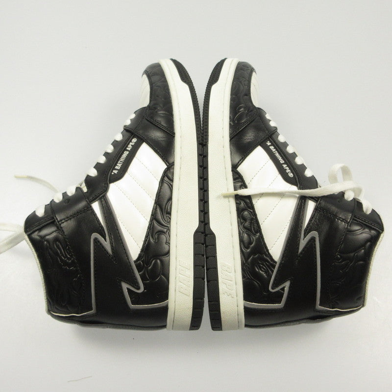 A BATHING APE | アベイシングエイプ Bapesta 88 Mid スニーカー 1J30191027 ブラック 26cm