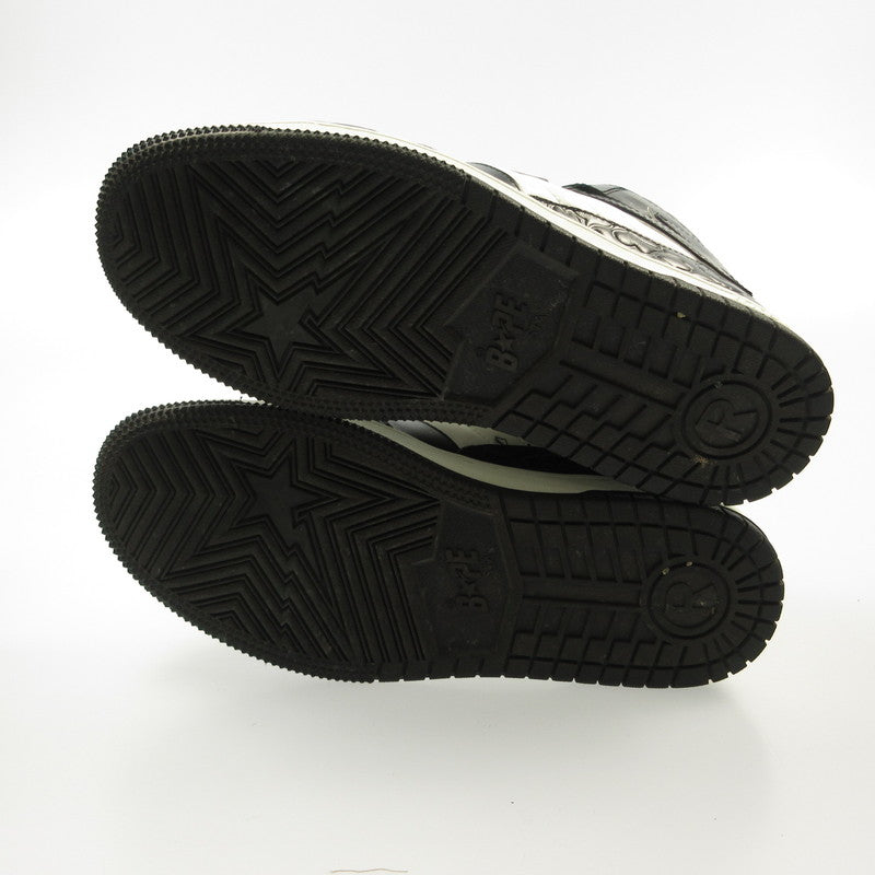 A BATHING APE | アベイシングエイプ Bapesta 88 Mid スニーカー 1J30191027 ブラック 26cm