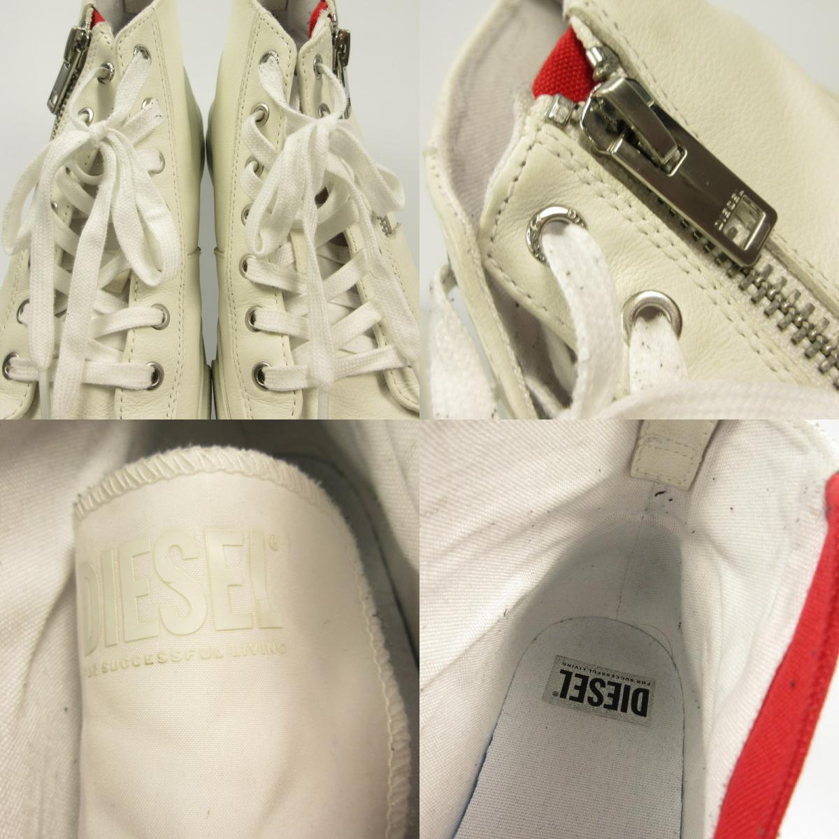 DIESEL | DIESEL S-ATHOS ZIP Sneakers Y03267 White 27.5cm