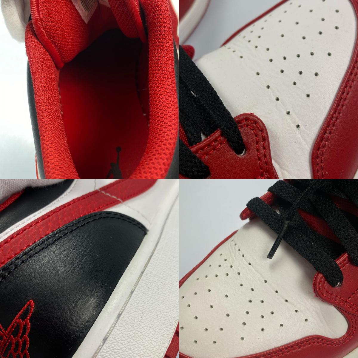 NIKE | ナイキ AIR JORDAN 1 LOW スニーカー 553558-163 2022S/S サイズ:27.5cm レッド 27.5cm【姫路東店】