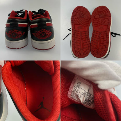 NIKE | ナイキ AIR JORDAN 1 LOW スニーカー 553558-163 2022S/S サイズ:27.5cm レッド 27.5cm【姫路東店】