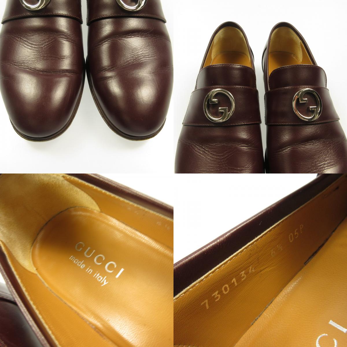 GUCCI | グッチ ローファー 730134 ボルドー/バーガンディー