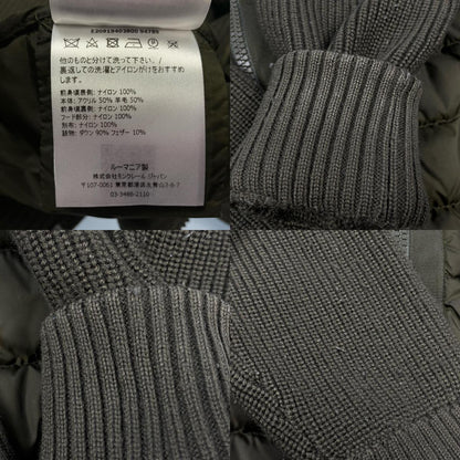 MONCLER | モンクレール MAGLIONE TRICOT CARDIGAN ダウンジャケット E20919402800 2019A/W 国内正規品 カーキ サイズ：S【姫路東店】