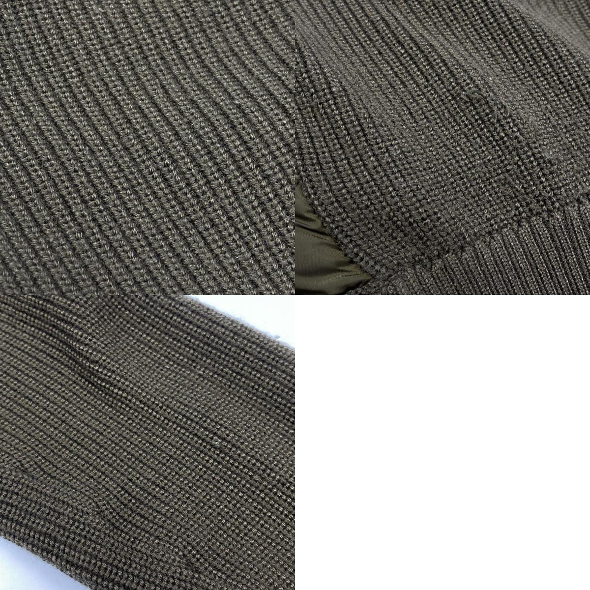 MONCLER | モンクレール MAGLIONE TRICOT CARDIGAN ダウンジャケット E20919402800 2019A/W 国内正規品 カーキ サイズ：S【姫路東店】