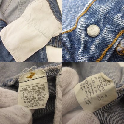 Levi's | Levi's 501 Denim Pants 00501-0000 Year: 80s Made in USA Indigo Size: 40