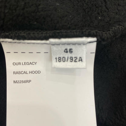 Our Legacy | Our Legacy Rascal Hood Hoodie Black Size: 46