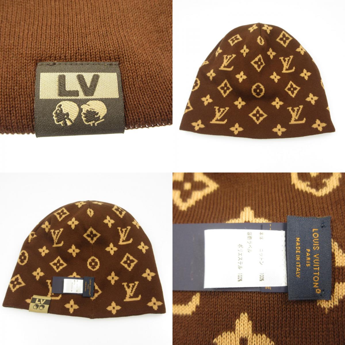 LOUIS VUITTON | Louis Vuitton Beanie LV Fit Monogram Knit Cap M5248A
