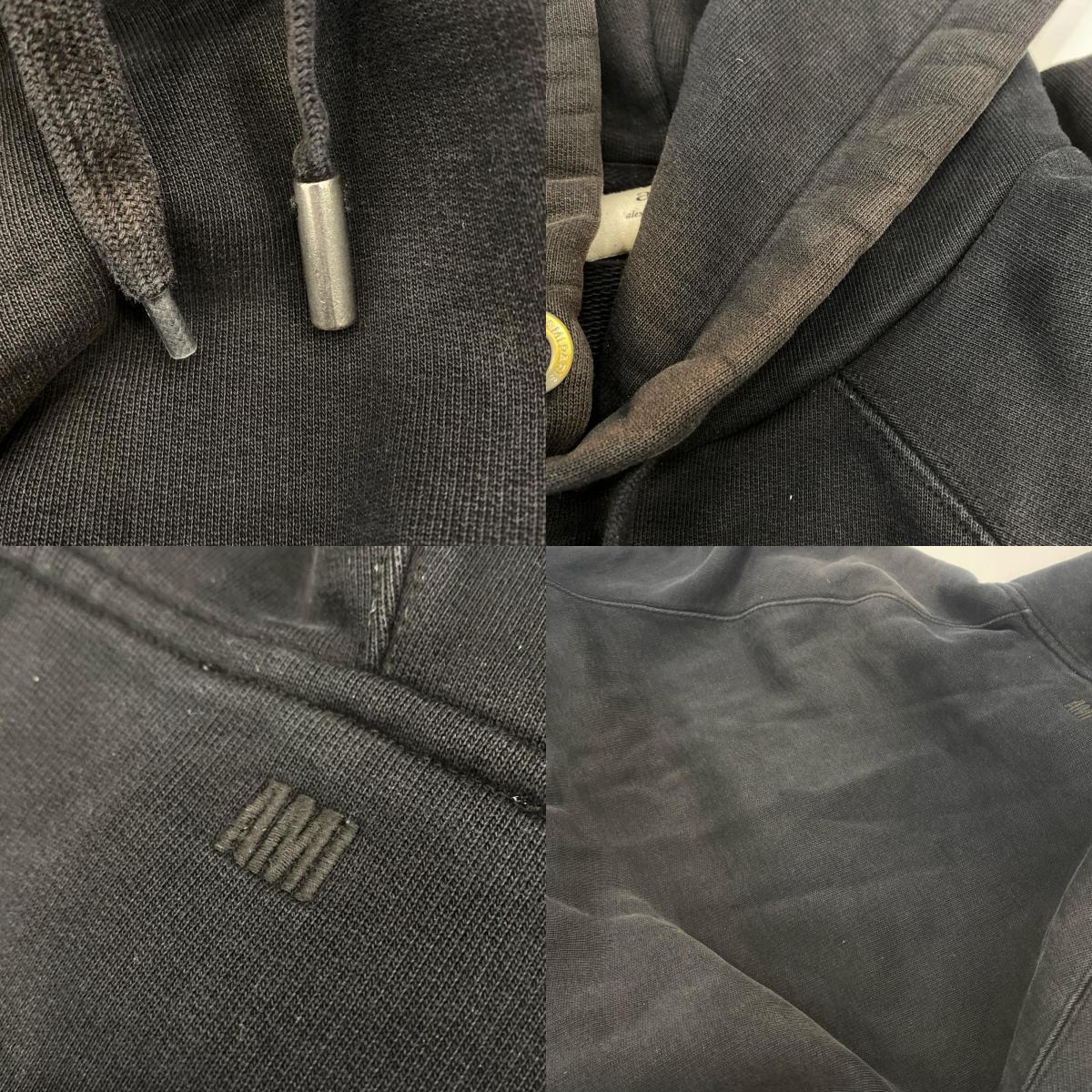 AMI | アミ DE COEUR HOODIE パーカー BFUSW205.747 国内正規品 ブラック サイズ：XXL【姫路東店】