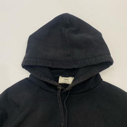 AMI | アミ DE COEUR HOODIE パーカー BFUSW205.747 国内正規品 ブラック サイズ：XXL【姫路東店】