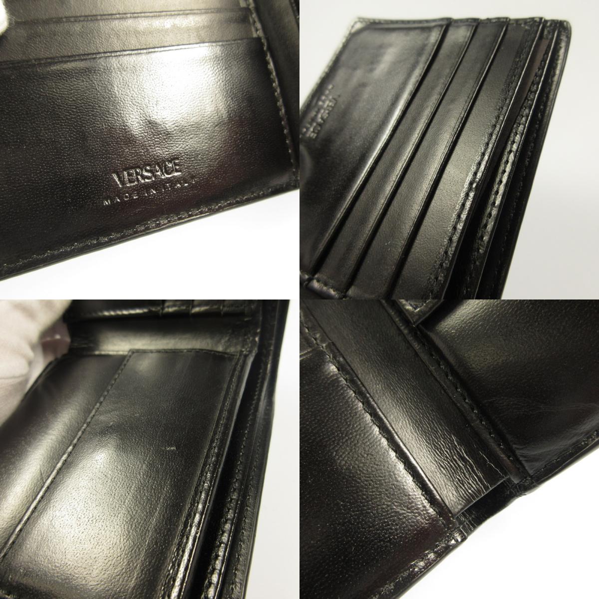VERSACE | Versace Bi-fold Wallet 1006117 Black