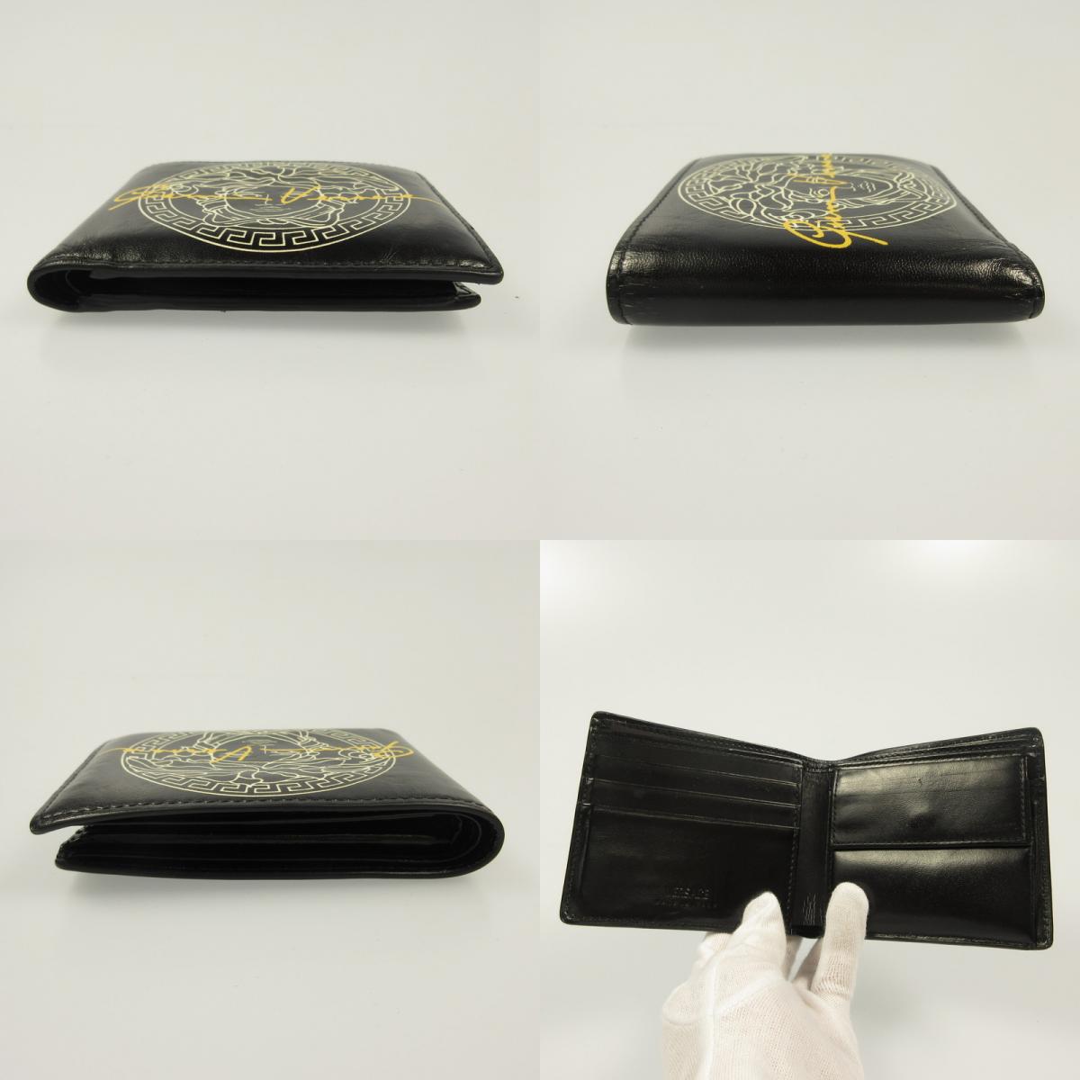 VERSACE | Versace Bi-fold Wallet 1006117 Black
