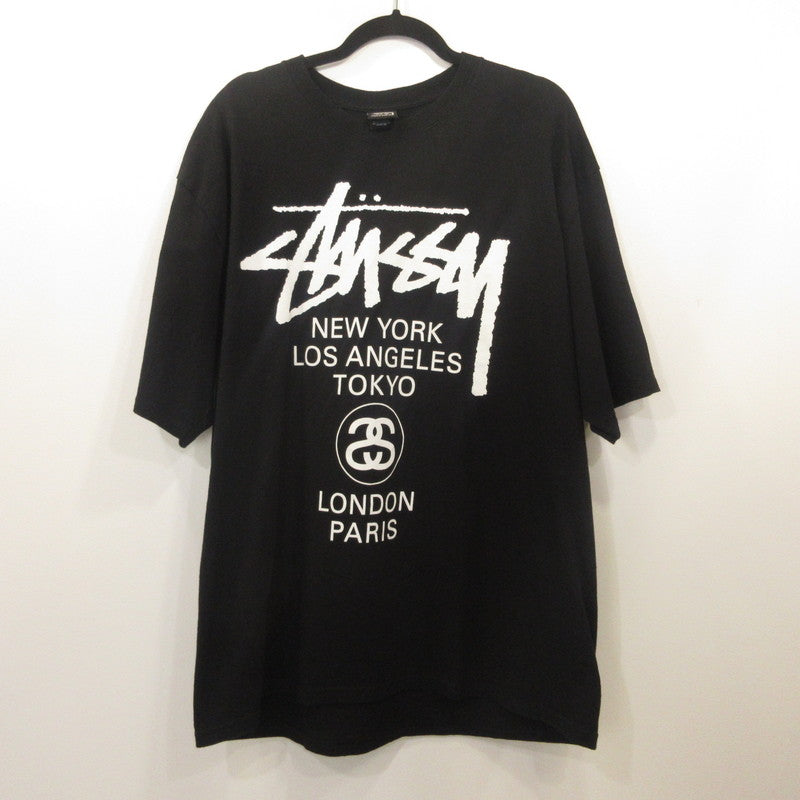 STUSSY | ステューシー WORLD TOUR TEE 半袖Ｔシャツ ブラック
