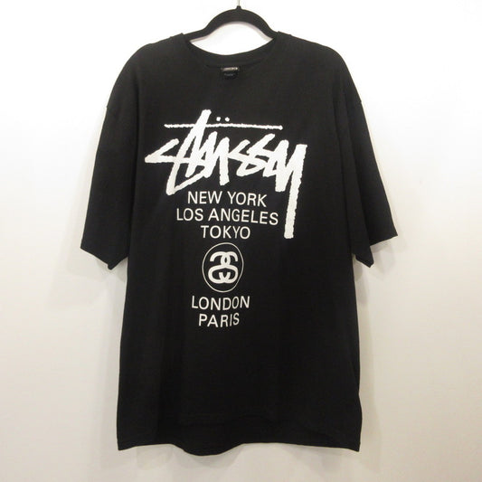 STUSSY | ステューシー WORLD TOUR TEE 半袖Ｔシャツ ブラック