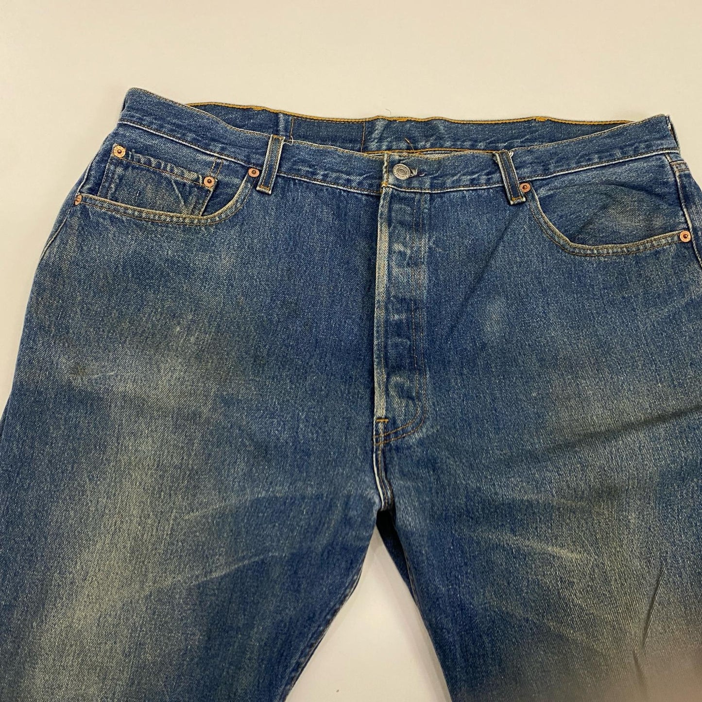 Levi's | リーバイス 501 デニムパンツ 90s ﾎﾞﾀﾝ裏555 W:42 ブルー【姫路東店】