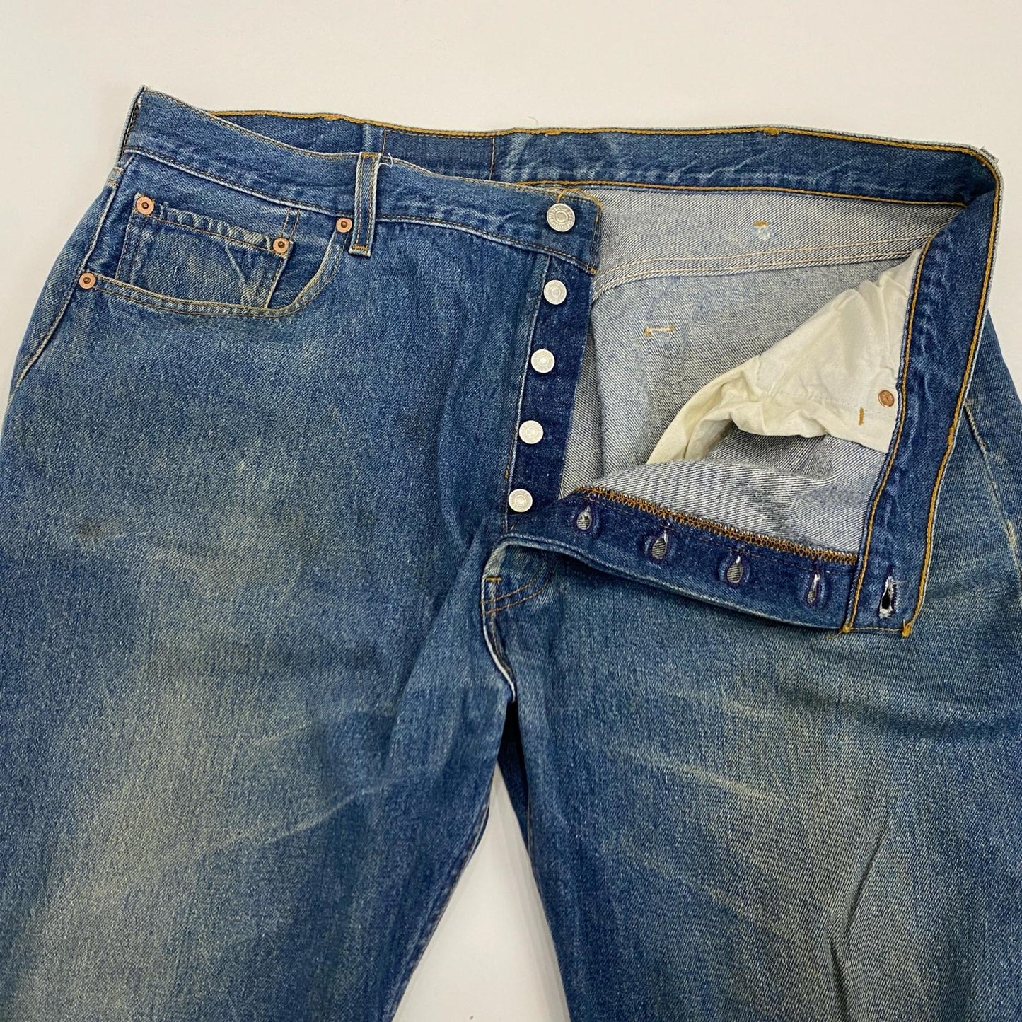 Levi's | リーバイス 501 デニムパンツ 90s ﾎﾞﾀﾝ裏555 W:42 ブルー【姫路東店】