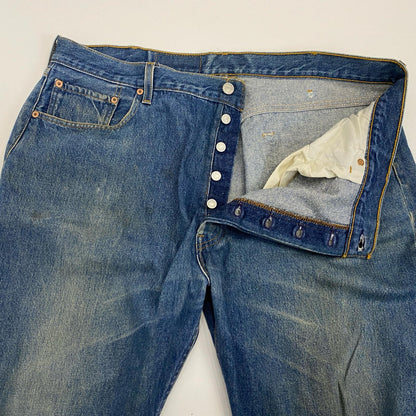 Levi's | リーバイス 501 デニムパンツ 90s ﾎﾞﾀﾝ裏555 W:42 ブルー【姫路東店】