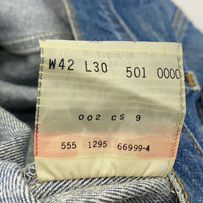 Levi's | リーバイス 501 デニムパンツ 90s ﾎﾞﾀﾝ裏555 W:42 ブルー【姫路東店】