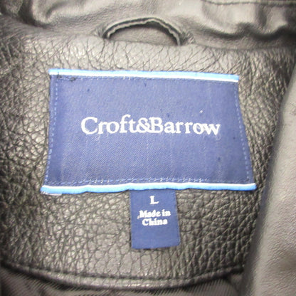 Leather Black Size: L