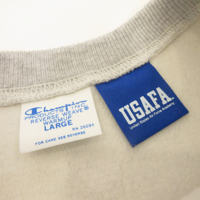 Champion | チャンピオン REVERSE WEAVE USAFA スウェット C3-C026 グレー サイズ：L
