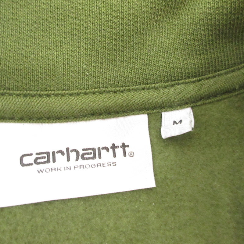 Carhartt WIP | カーハートダブリューアイピー Half Zip American Script Sweat スウェット I027014 グリーン サイズ：M【姫路東店】