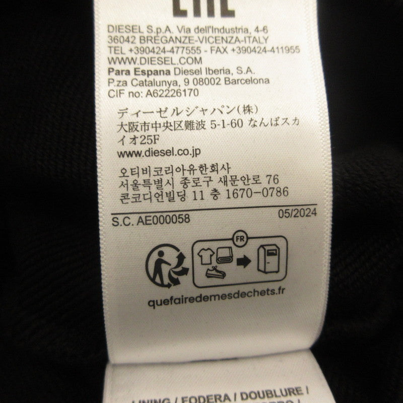 DIESEL | DIESEL S-GINN-HOOD-OUT Hoodie A15467 Black Size: M
