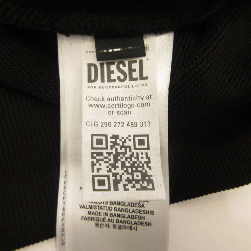 DIESEL | DIESEL S-GINN-HOOD-OUT Hoodie A15467 Black Size: M